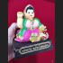 THAI AMULET LADY BECKON STATUE MONEY RICH FORTUNE LUCKY KUBA ARIYACHAT TALL 13CM