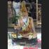 LERSRI HERMIT BRONZE STATUE INTELLIGENT HEALING DEITY THAI AMULET SWAI PAINT