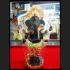 LARGE BRONZE STANDING STATUE GENESHA ELEPHANT GOD SUCCESSFUL AMULET THAI RICHLY LP KEY WAT SRILAMYOG