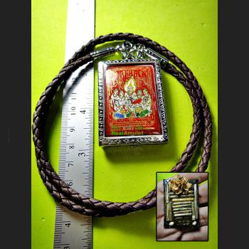 THAI AMULET DRAWING LOCKET PHETPAYATON DEITY GOD 7 WIFES PARAMOUR LP KERN RED