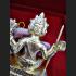 Magic Bronze Statue Phom Four 4face Deity Lucky Magic Gold Key Thai Amulet #6465