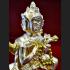 Magic Bronze Statue Phom Four 4face Deity Lucky Magic Gold Key Thai Amulet #6465