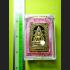 HAND PAINT THAI REAL AMULET CHINNARAJ LUCKY CHARM PENDANT MONK GOLD BLACK