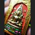 SOMDEJ PAINT THAI REAL AMULET CHINNARAJ LUCKY CHARM 108 MONK WAT NOK ORANGE