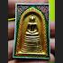 HANDMADE THAI REAL AMULET SOMDEJ 108 MONKS BLESSING WAT NOK 9ROW SEAT GOLD LEAF