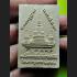 HAND PAINT THAI REAL AMULET SOMDEJ 108 MONK MASS BLESSED WAT NOK 9ROW SEAT GOLD