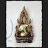 FINE DESIGN BUDDHIST MINIATURE TALISMAN CHINNARAJ JOMRACHAN PREVENT AMULET THAI BRING HAPPINESS 108 MONKS MASS BLESSING 2012