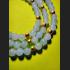 HANDMADE NECKLACE BEAD HANDICRAFT W-HOOK FOR WEARING THAI AMULET VIOLET