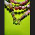 HANDMADE NECKLACE BEAD HANDICRAFT W-HOOK WEARING THAI AMULET MULTI COLOR
