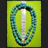 HANDMADE NECKLACE BEAD HANDICRAFT W-HOOK WEARING THAI AMULET BLUE STONE