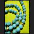 HANDMADE NECKLACE BEAD HANDICRAFT W-HOOK WEARING THAI AMULET BLUE STONE