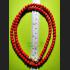 HANDMADE NECKLACE BEAD HANDICRAFT W-HOOK FOR WEARING THAI AMULET RED STONE