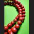 HANDMADE NECKLACE BEAD HANDICRAFT W-HOOK FOR WEARING THAI AMULET RED STONE