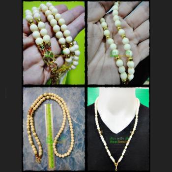 HANDMADE NECKLACE BEAD HANDICRAFT W-HOOK WEAR THAI AMULET FISH BONE CARVE G