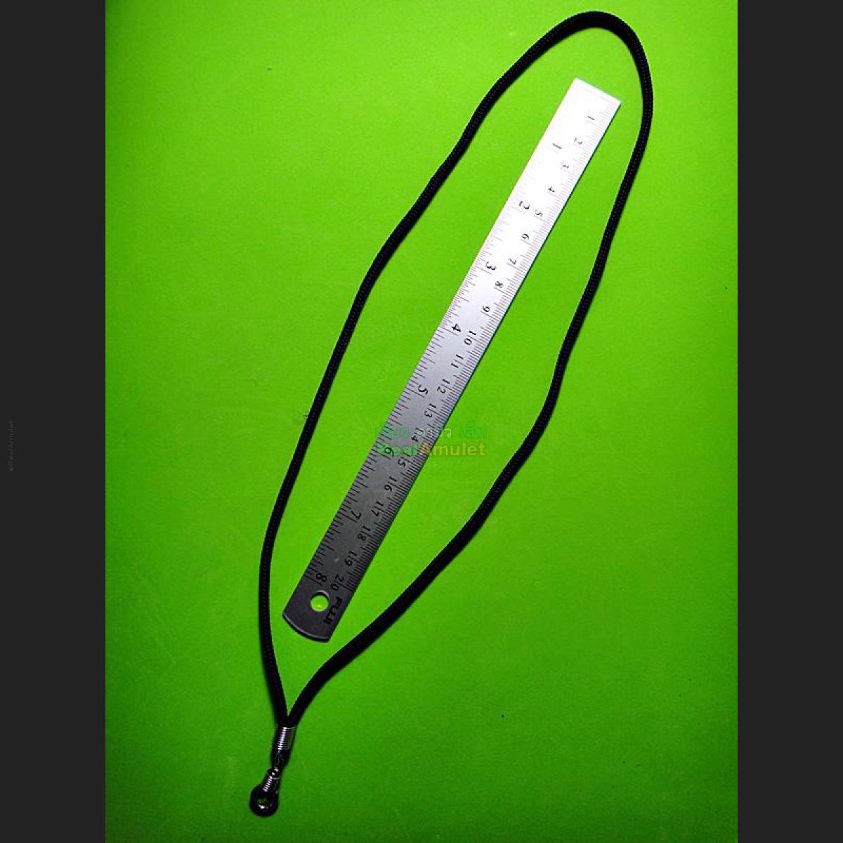 6719-THAI HANG AMULET NECKLACE WEAR NYLON STRING 30CM ADJUSTABLE STEEL HOOK BLUE 6719-THAI HANG AMULET NECKLACE WEAR NYLON STRING 30CM ADJUSTABLE STEEL HOOK BLUE