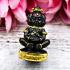 MINIATURE BRONZE GUMAN THEP BOY SPIRIT THAI AMULET LP NEN BLACK 4 FOUR FACE BE2556