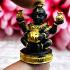 MINIATURE BRONZE GUMAN THEP BOY SPIRIT THAI AMULET LP NEN BLACK UDOM-ZUB FOUR 4 HANDS BE2556