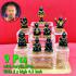 Altar Miniature 9 Pcs Guman Lukthep Gambling Win Money Rich Nen Thai Amulet 6738