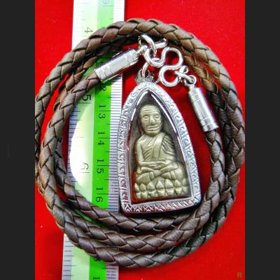 THAI AMULET PROTECTION PREVENT HAPPINESS RICH WEALTH KLOY MONK TUAD BRONZE