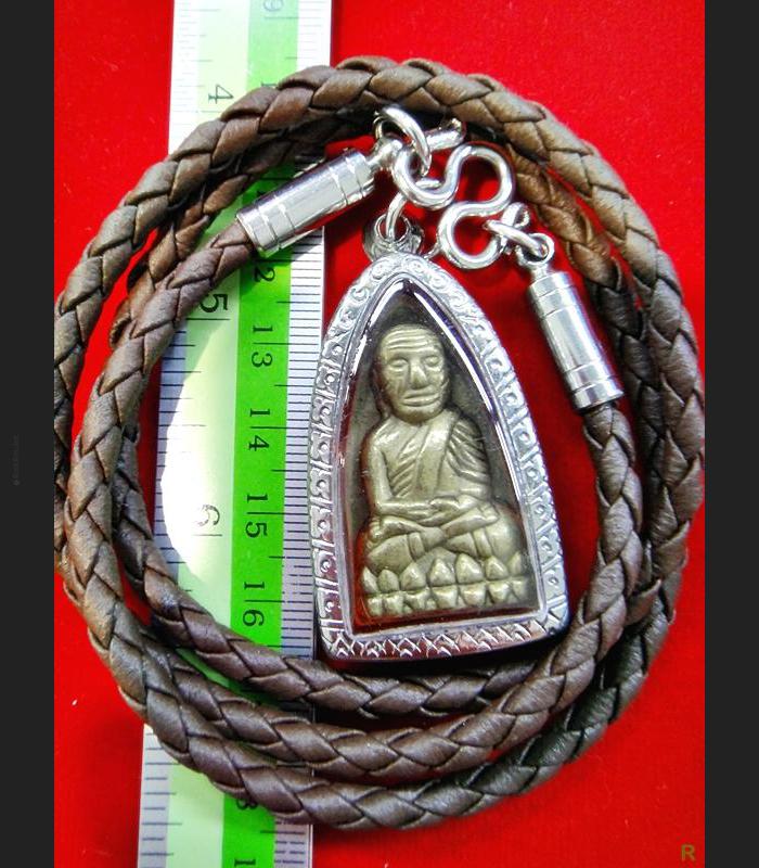 THAI AMULET PROTECTION PREVENT HAPPINESS RICH WEALTH KLOY MONK TUAD BRONZE