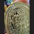 THAI AMULET MAHAYAN FULL ALPHABET HAPPINESS MONEY WEALTH KLOY MEDAL YELLOW