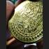 THAI AMULET MAHAYAN FULL ALPHABET HAPPINESS MONEY WEALTH KLOY MEDAL YELLOW