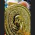 THAI AMULET MAHAYAN ALPHABET HAPPINESS RICH LUCKY WEALTH KLOY MEDAL YELLOW