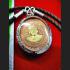 THAI AMULET MAHAYAN SUCCESSFUL PREVENT WEALTH KLOY COPPER MEDAL GOLD COVER