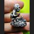 LOKOK PRAI-POON-SAP BOY NECROMANCY MINIATURE GAMBLING LUCK THAI AMULET AC SUBIN SILVERY