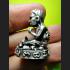 LOKOK PRAI-POON-SAP BOY NECROMANCY MINIATURE GAMBLING LUCK THAI AMULET AC SUBIN SILVERY