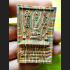 SOMDEJ MEDITATION PEACEFUL 108 MONK MASS BLESSED THAI AMULET WAT NOK 3ROW SEAT GOLD RAINBOW MEAT