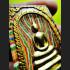 SOMDEJ MEDITATION PEACEFUL 108 MONK MASS BLESSED THAI AMULET WAT NOK 3ROW SEAT GOLD RAINBOW MEAT