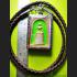 SOMDEJ 108 MONK MASS BLESSED THAI AMULET WAT NOK 9 ROW SEAT GOLD PAINT GREEN