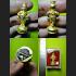 Miniature Gold 9pcs Guman LukThep Gambling Casino Win Money Nen Thai Amulet 6840