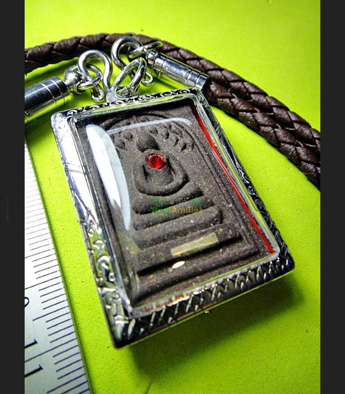 Somdej Pikanet Takrut Magic Mercy Charm Love Rich Koon Banrai Thai Amulet #6882