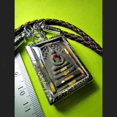 THAI REAL AMULET SOMDEJ GEMS ELEPHANT PIKANET MERCY SUCCESS LP KOON 9 GOLD