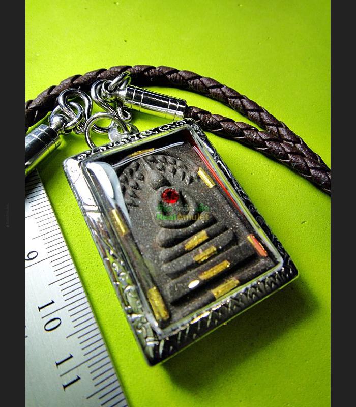 THAI REAL AMULET SOMDEJ GEMS ELEPHANT PIKANET MERCY SUCCESS LP KOON 9 GOLD