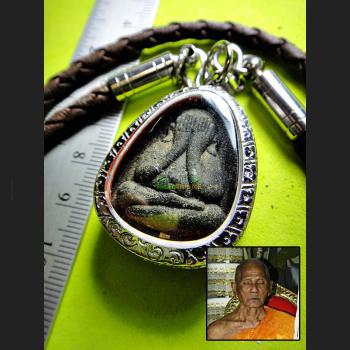 THAI AMULET PIDTA CLOSED EYE 2 TAKUD RID DEBT RICH LP KEY LEKLAI 2006 BLACK