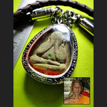 THAI AMULET PIDTA CLOSED EYE 2TAKUD RID DEBT CATCH RICH LP KEY LEKLAI 2006