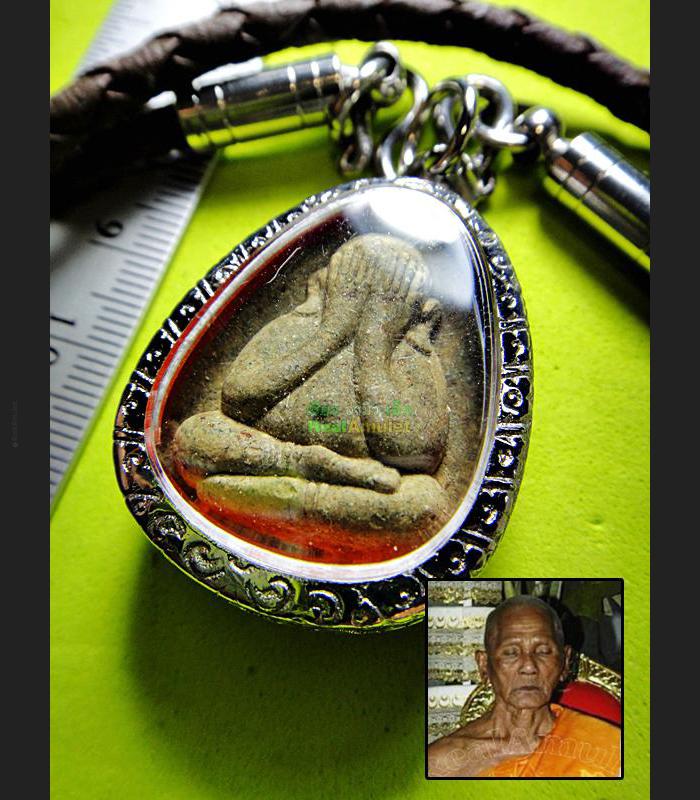 THAI AMULET PIDTA CLOSED EYE 2TAKUD RID DEBT CATCH RICH LP KEY LEKLAI 2006