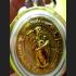 THAI REAL AMULET ERGERFONG GAMBLING GOD LUCK RICH MONEY LP NEN GOLD PAINT