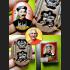 ErGerFong Guman Qilin Gambling Win Wealth Lucky Money Rich Key Thai Amulet #6934