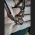 Yantra Yant Necklace Stainless Steel 1-9Hook 30cm Length 5Row Thai Amulet #6968