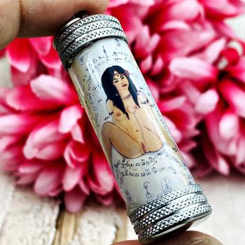 Namanpai Eper Nangrub Lady Sex Oil Charming Love Lust Kwanchai Thai Amulet #7674