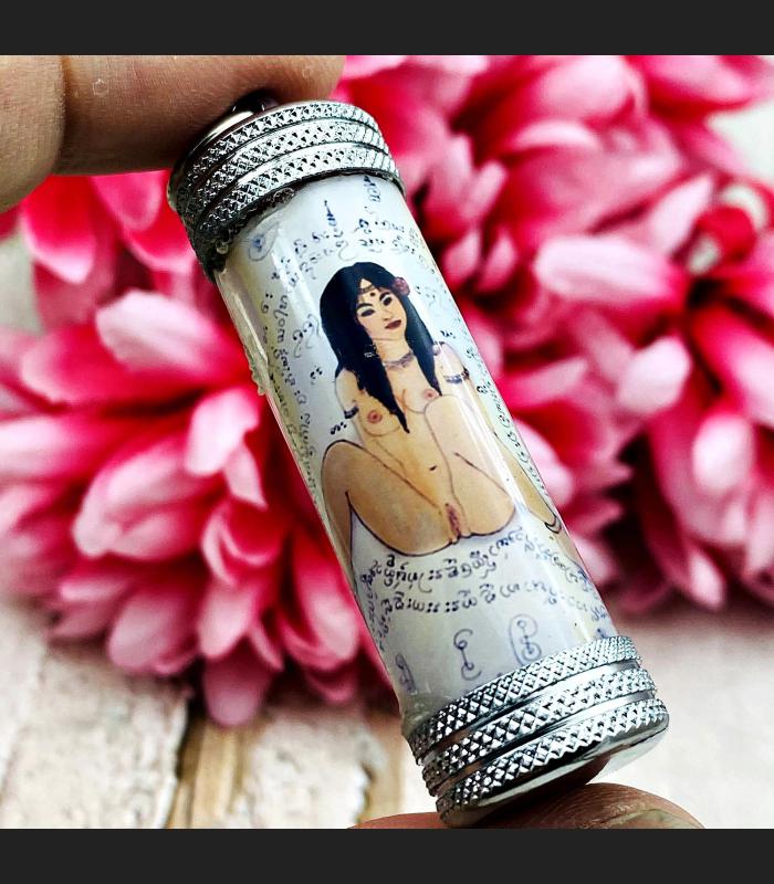 NMP EPER NANGRUB LADY NAKED OIL CHARMING LOVE LUST THAI AMULET AC KWANCHAI