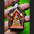 Lucky Medal Pikanet PhaPhom 4face Elephent God 2in1 Mass Chant Thai Amulet #7705