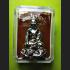 PHA-KRING SRISUTHO BELL BUDDHA NAGA SNAKE HEALING THAI AMULET LP KAMBU WAT KUDCHOMPU BE2554 SILVERY ALPAKA