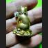 Figure Cat Miniature Diamond Eye Seek Windfall Gamble Lp Kambu Thai Amulet #7746