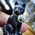 Kitty Lucky Cat Whisper Windfall Gambling Lotto Win Money Kambu Thai Amulet 7744