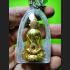 PHA-KRING SRISUTHO BELL BUDDHA NAGA SNAKE HEALING THAI AMULET LP KAMBU WAT KUDCHOMPU BE2554 GOLD 24K